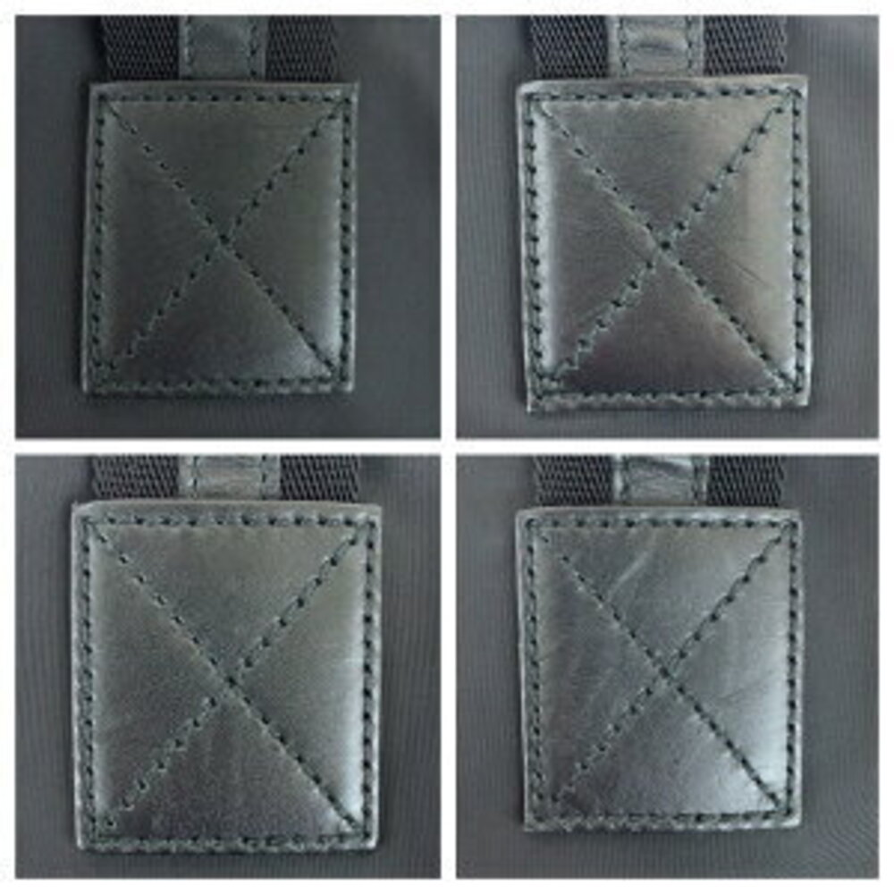 Gucci Diamante nylon tote shoulder Line gray black business Sherry leather bag - Picture 6 of 10